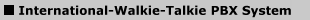 International-Walkie-Talkie PBX System